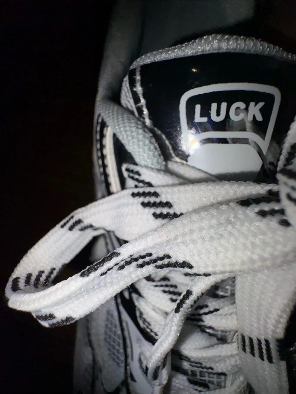 Amazon White Athletic Running Shoes with Black Accents